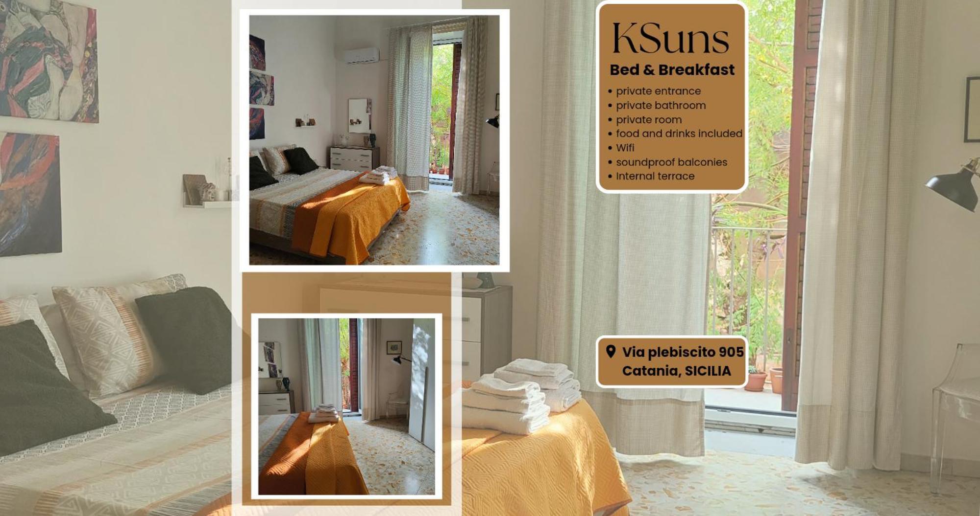 Ksuns Panzió Catania-Fontanarossai nemzetközi repülőtér Kültér fotó